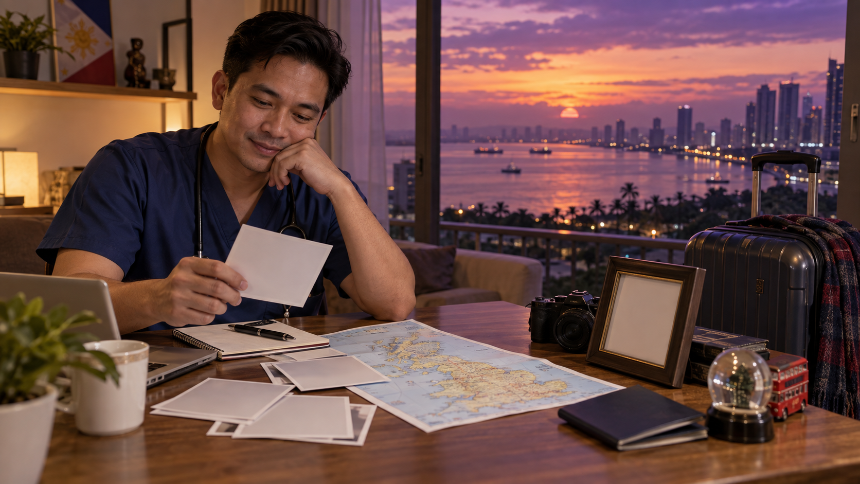 Filipino traveller planning a family visit from Manila.