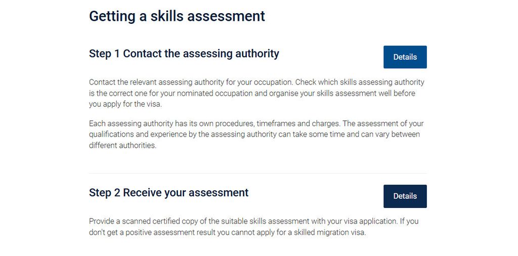 Australia Skilled Migration Requirements