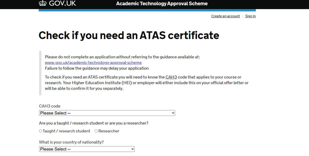 apply for an ATAS certificate, Student preparing a UK ATAS certificate application with academic documents